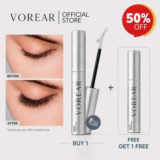 🎉BUY 1 GET 1 FREE🎉VOREAR Essential Eyelash Growth Serum | Longer, Fuller Looking Lashes